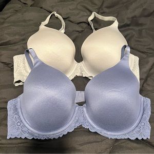 Aerie 36 D Blue Real Sunnie Full Coverage Bra Bundle